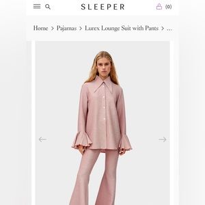 Sleeper Venera Lurex Lounge Suit